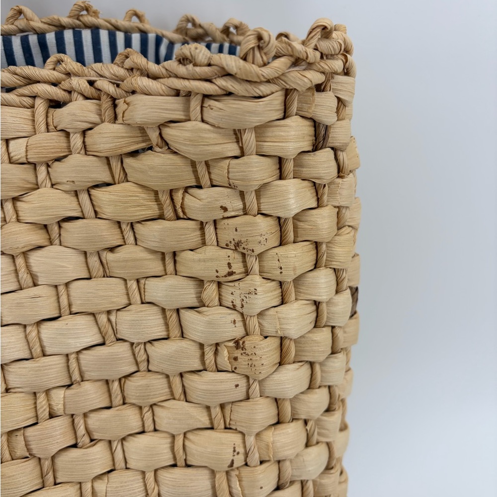 Unbranded Woven Sea Grass Tote Purse Tan Beige Large Bag - Picture 2 of 8